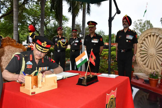 Lt Gen Pushpendra Singh Takes Command of Indian Army's Western Command