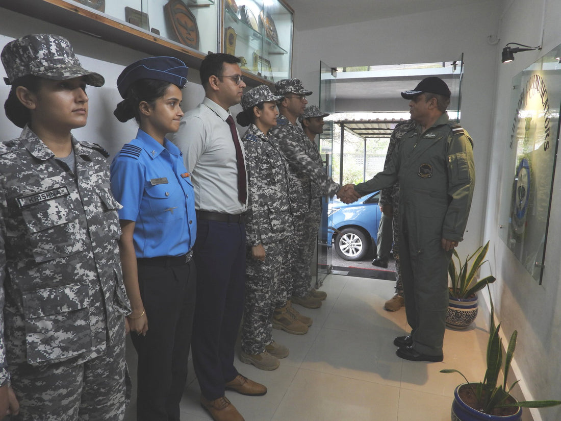 Air Marshal Nagesh Kapoor Evaluates Operations at Air Force Station Lonavla, Highlights Technological Advancements and Vigilance
