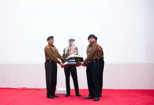 Major Hemant Kumar Saxena Honored as Top Student at Military Logistics Course in Jabalpur