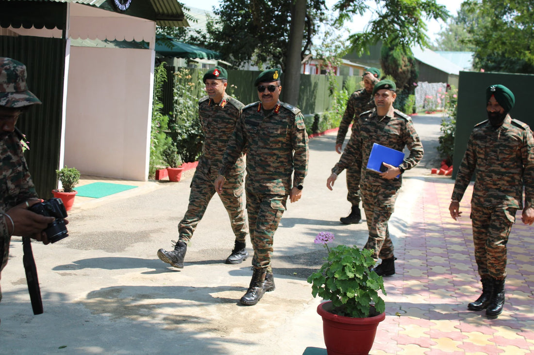 Lt Gen Vijay B Nair Evaluates Security and Technological Integration in South Kashmir