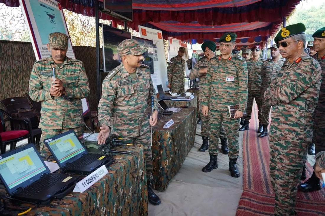 Lt Gen Manoj Kumar Katiyar Highlights Indigenous Innovation at Indian Army's Chandimandir Exhibition