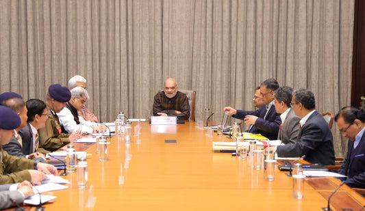 Amit Shah Leads Key Security Strategy Session on Jammu and Kashmir