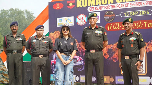 Kumaon Car Rally 2025 Flagged Off by Lt Gen DG Misra in Bareilly, Promoting Border Tourism and National Pride