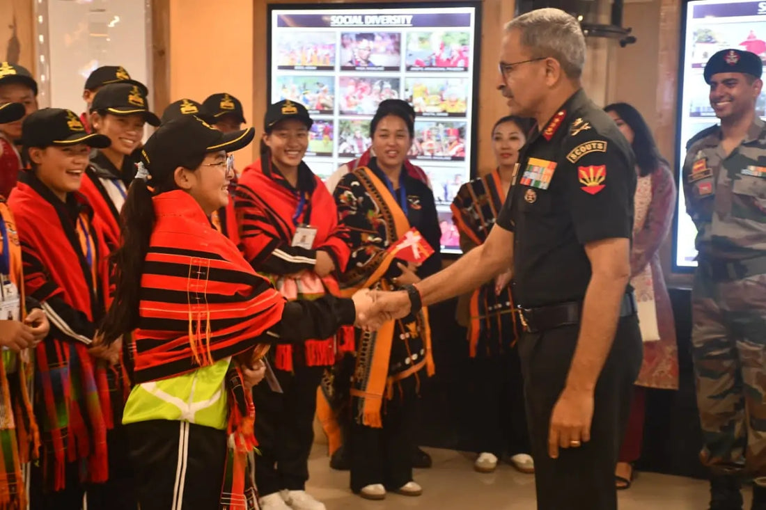 Manipur Students Engage with Eastern Army Commander During National Integration Tour in Kolkata