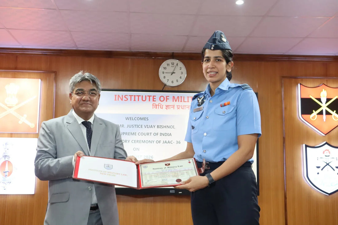 Judge Advocate Advance Course Concludes at Institute of Military Law, New Delhi
