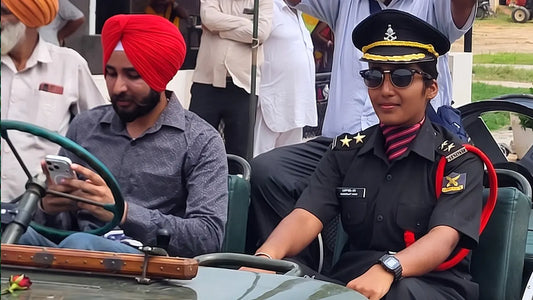 Lieutenant Simranjeet Kaur Chahal Returns to Haryana Village After Commissioning in Indian Army