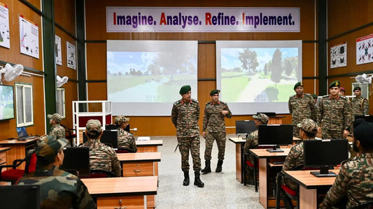Lt Gen RC Tiwari Commends Technological Advancements at Eastern Command's New FPV Drone Node