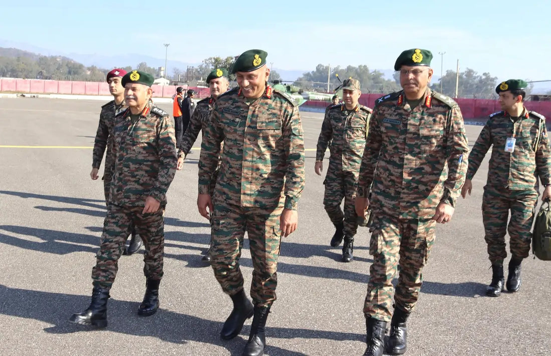 General Upendra Dwivedi Assesses Security and Operations at White Knight Corps