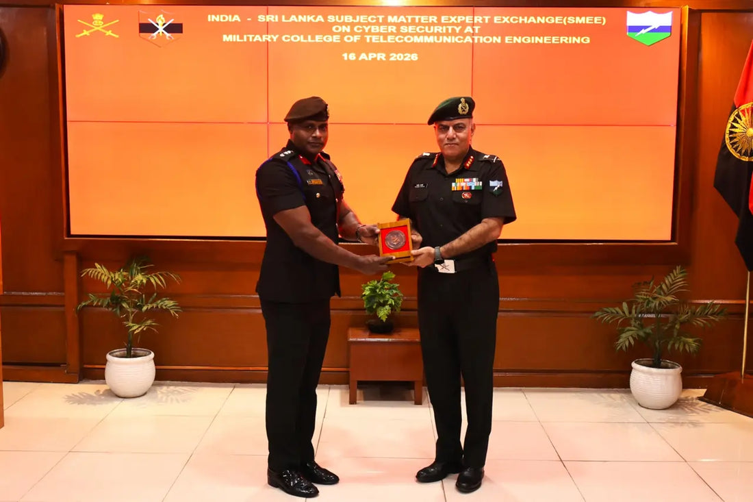 Military Telecommunications College Demonstrates Advanced Technologies to Sri Lankan Delegation
