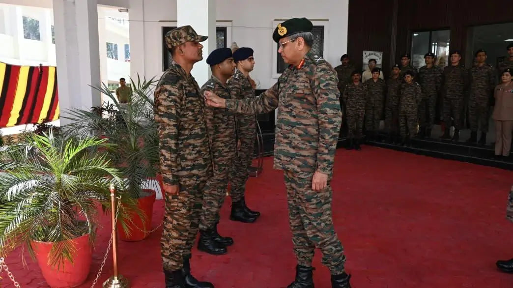 Lt Gen Anindya Sengupta Assesses Operational and Welfare Initiatives at HQ PUP & MP Sub Area
