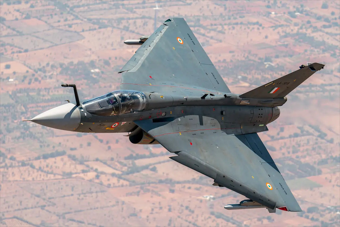 "Swayam Raksha Kavach Enhances TEJAS MK-1A with Indigenous Stealth Technology"