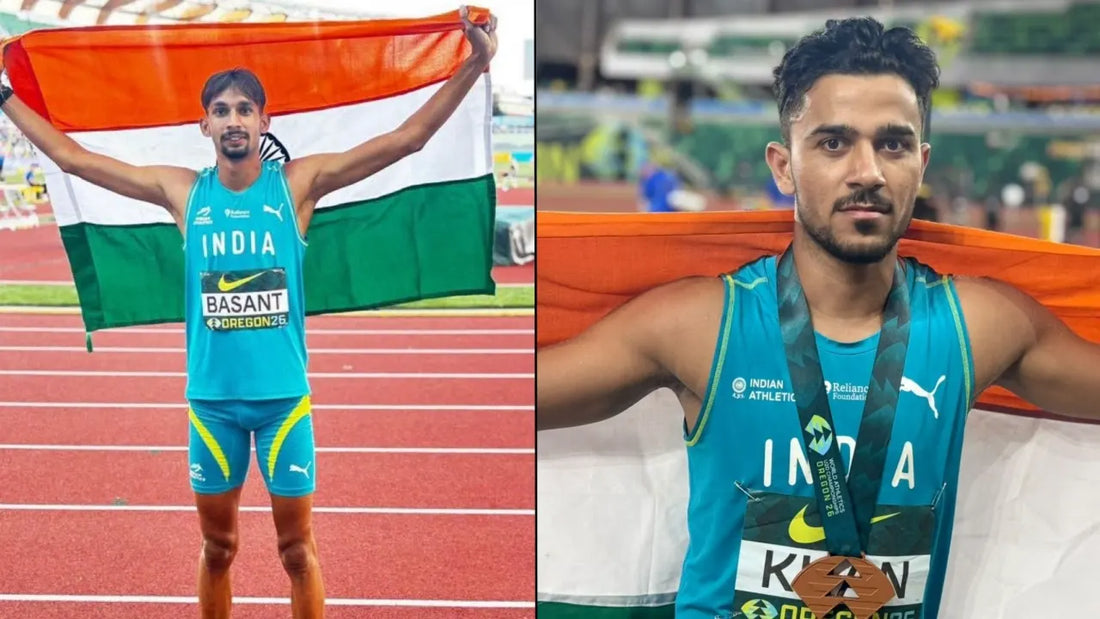 Indian Navy’s Basant Kumar Meghwal Wins Historic Silver, Shahnavaz Khan Takes Bronze at World Athletics U20 Championships