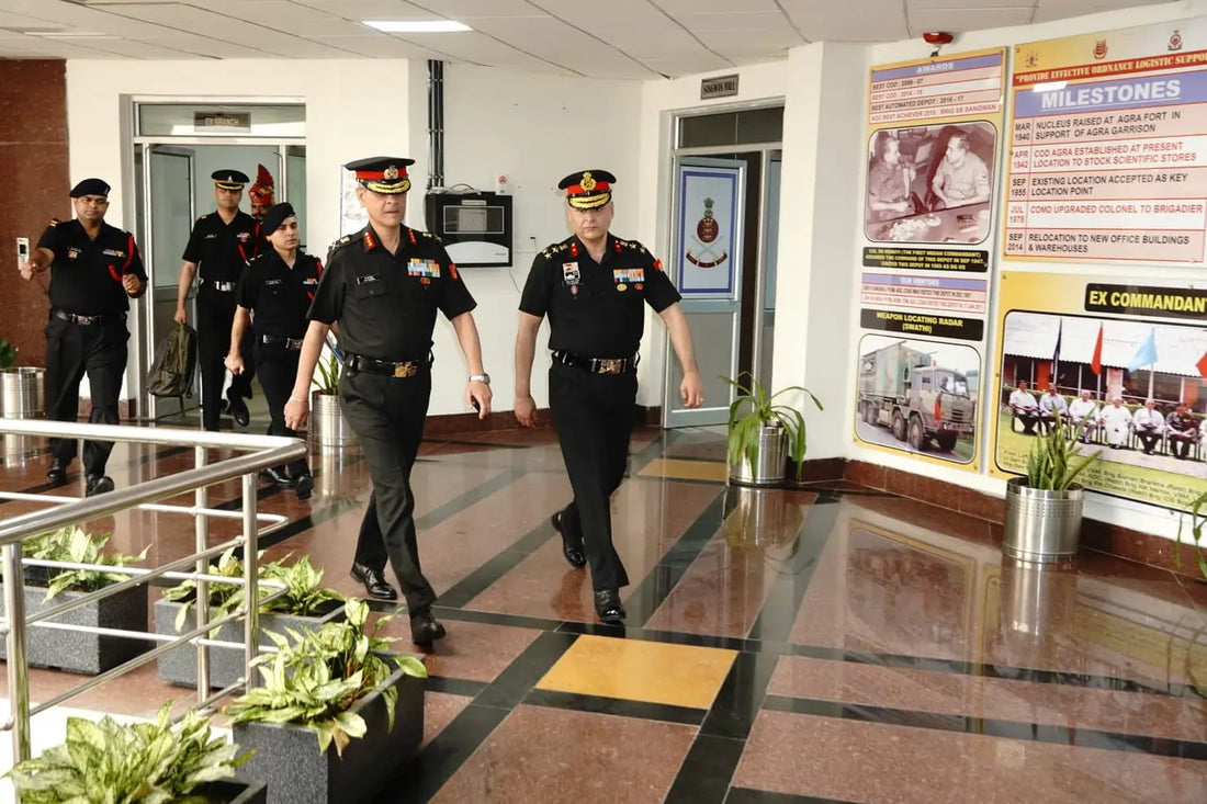 Lt Gen DG Misra Evaluates Operational Readiness at COD Agra