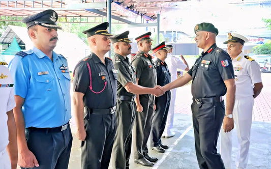 Administrative Inspection Conducted at NCC Ernakulam Group Headquarters by Major General Ramesh Shanmugham