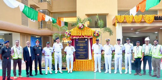 Vice Admiral Krishna Swaminathan Opens 300 Newly Developed Residences at Karwar Naval Base