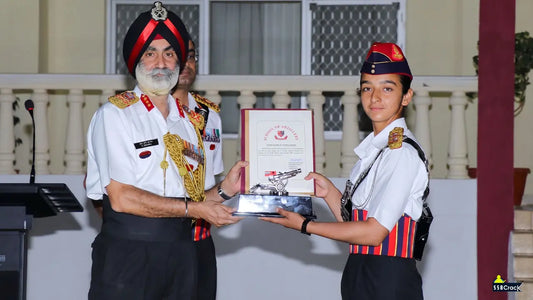 Lieutenant Pragati Thakur Honored as Best Artillery Young Officer and OTA Gold Medalist