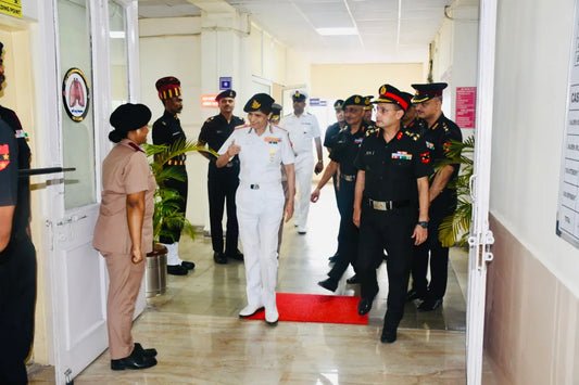 DGAFMS Surg Vice Admiral Arti Sarin Reviews AICTS Pune’s Advanced Cardiac Care, 3D Printing and VR Surgery Planning