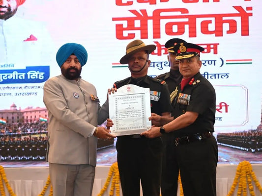 Uttarakhand Governor Awards Garhwal Rifles Regimental Centre for Excellence in Training and Discipline