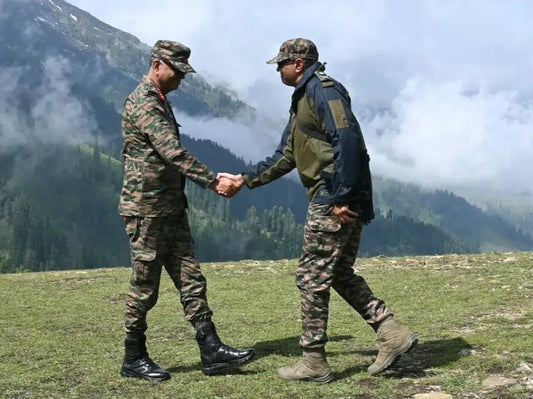 Lt Gen P K Mishra Evaluates Counter-Terrorism Efforts and Security Measures in Padri Gali