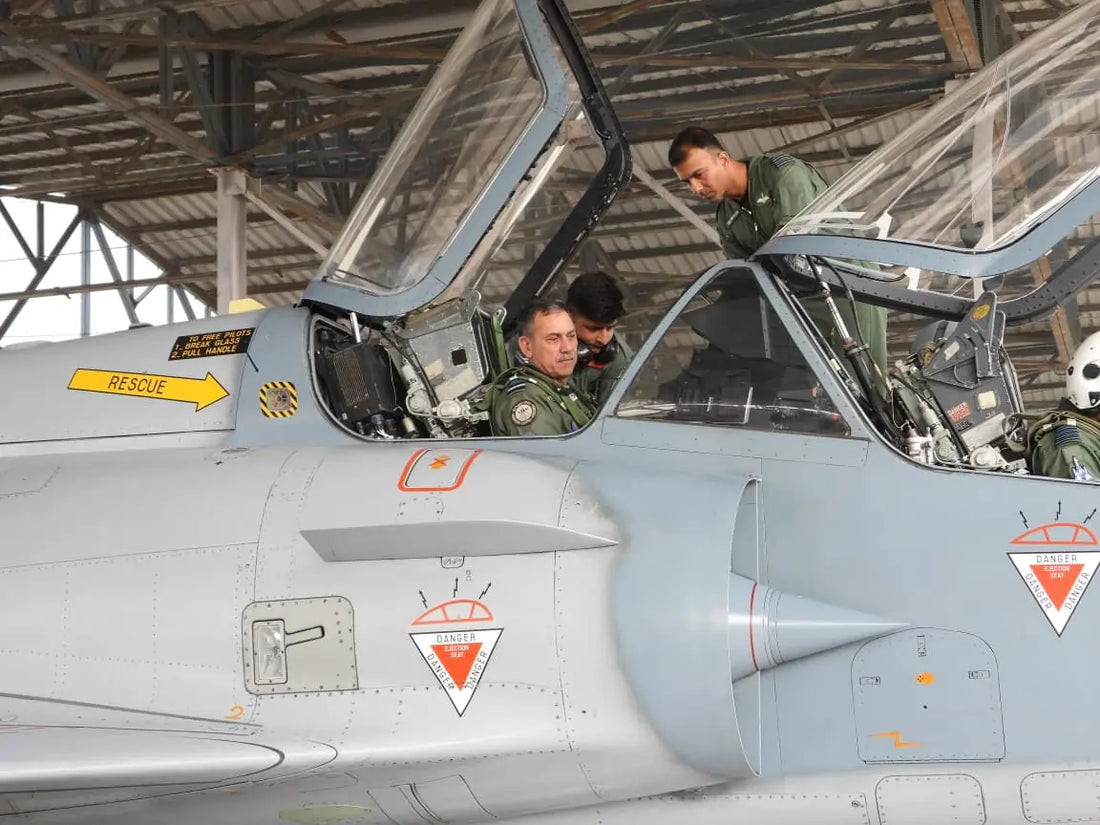 Air Marshal Narmdeshwar Tiwari's Farewell Visit to No. 1 Squadron as Commodore Commandant