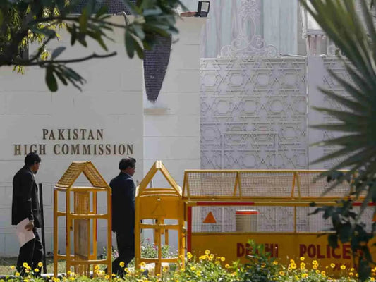 Indian Authorities Remove Encroachments Outside Pakistan High Commission in New Delhi in Reciprocal Move