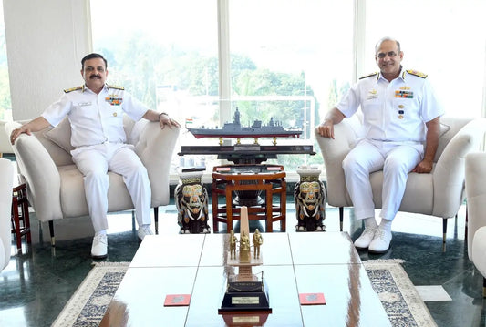 Vice Admiral Sanjay Vatsayan Evaluates Eastern Naval Command's Strategic Preparedness