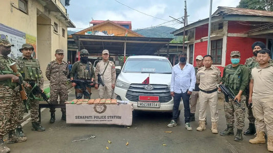 Manipur Security Forces Seize 15.35 Kg of Opium in Fake Army Vehicle Bust