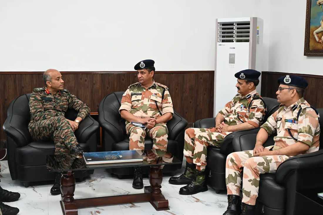 Lt Gen Neeraj Shukla Engages with ITBP Leaders in Tezpur to Strengthen Joint Operations and Synergy