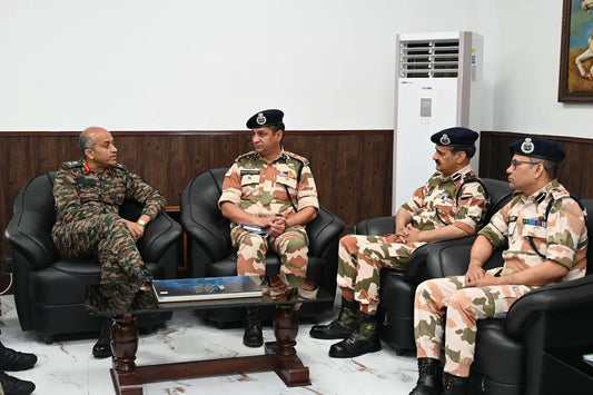 Lt Gen Neeraj Shukla Engages with ITBP Leaders in Tezpur to Strengthen Joint Operations and Synergy