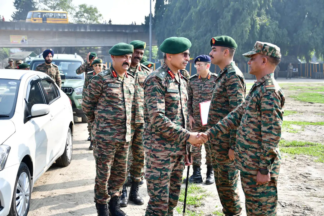 Lt Gen R.C. Tiwari Assesses Readiness at Kishanganj Camp, Praises Troops' Professionalism