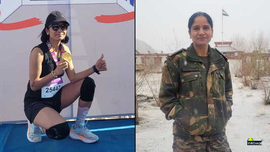 Indian Army Lt Col Preeti Poniya Wins Gold at Ladakh Marathon 2026 Half Marathon in Leh