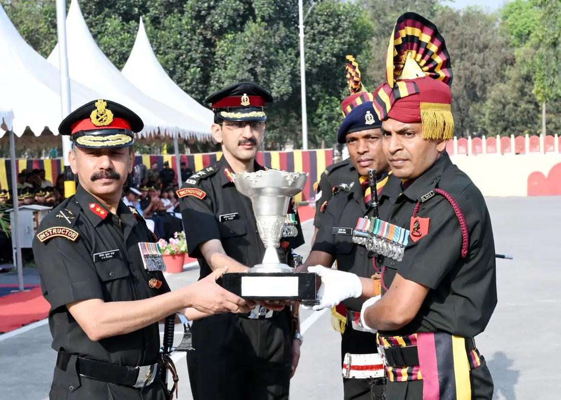 Outstanding Achievements at AMC Parade: Havildar Leela Ram Sahu Honored as Best All-Round NCO