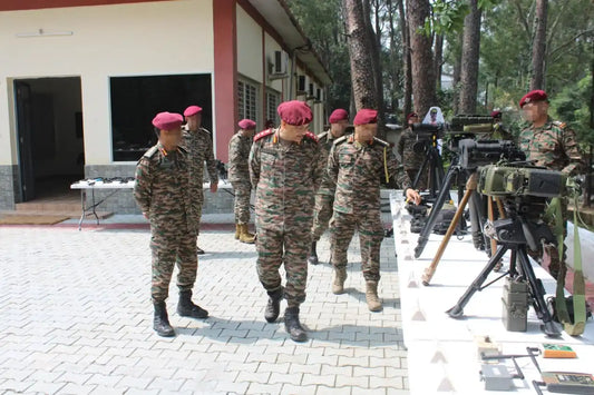 Lt Gen Pushpendra Singh Reviews Combat Preparedness at Nahan Military Station