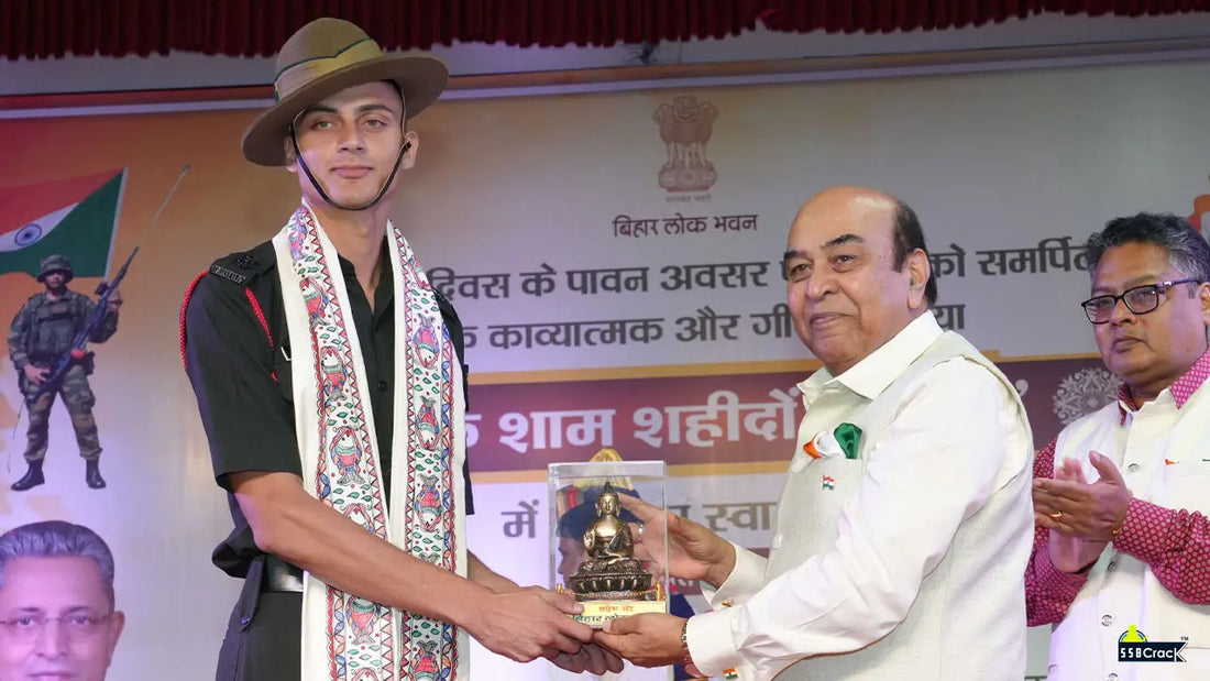 IMA Sword of Honour Winner Lt Vishal Kumar Meets Bihar Governor Syed Ata Hasnain in Patna