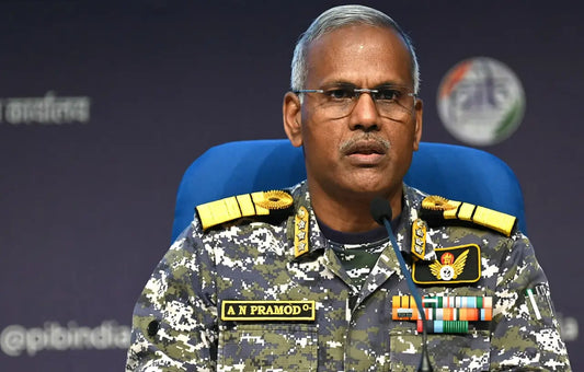 Vice Admiral A.N. Pramod Honored with Yudh Seva Medal for Strategic Naval Leadership in Operation Sindoor