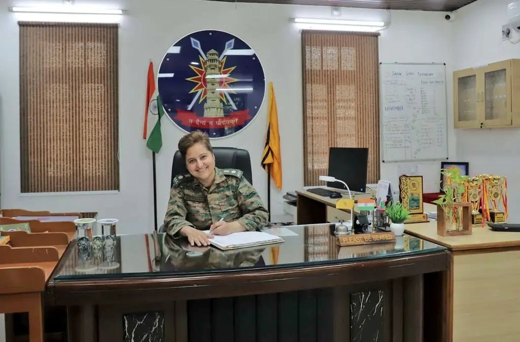 Lt Col Isha Thakral Appointed Vice Principal of Sainik School Chittorgarh