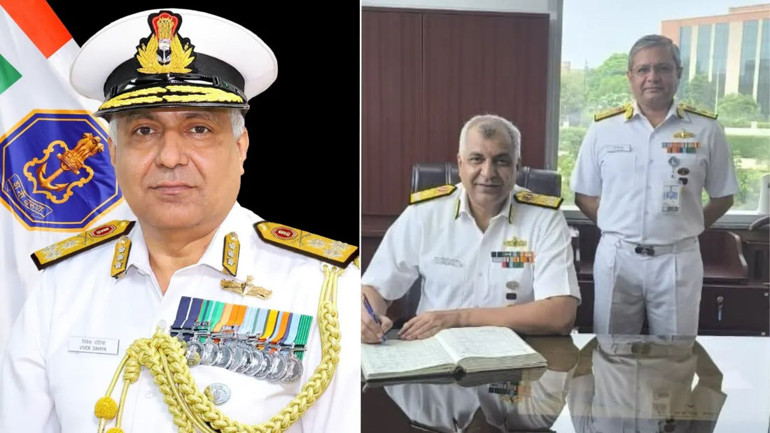 Vice Admiral Vivek Dahiya Takes Helm as Director General of Indian Navy's Project Seabird