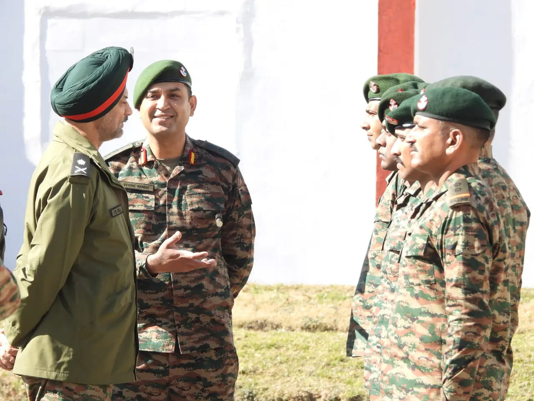 Major General IS Gill Evaluates Readiness and Infrastructure in Kumaon Sector