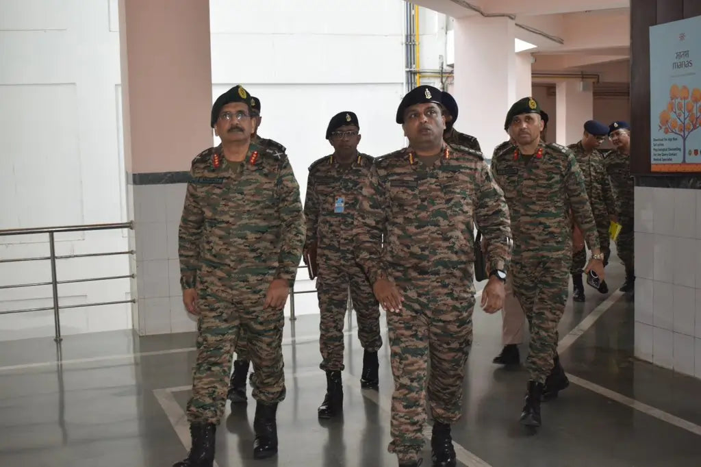 Lt Gen CG Muralidharan Assesses Medical Preparedness at Gangtok Military Hospital