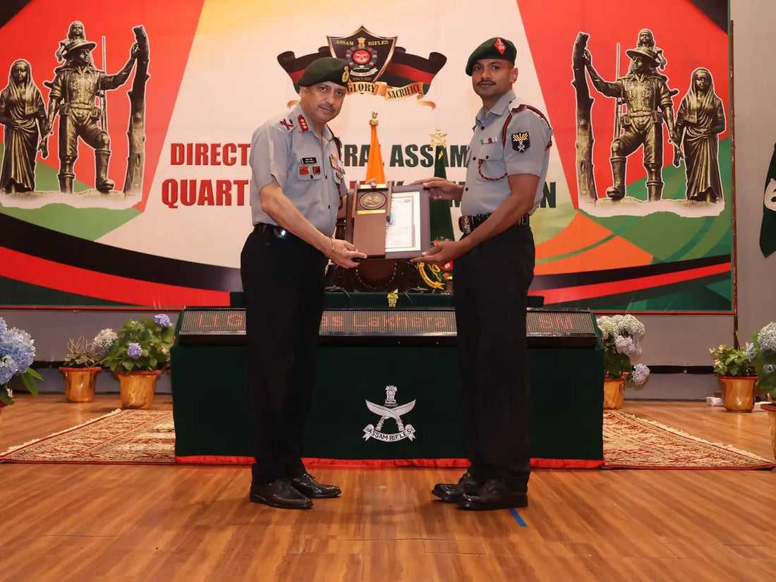 Lt Gen Vikas Lakhera Highlights Professionalism and Career Progression at Assam Rifles' Quarterly Sainik Sammelan