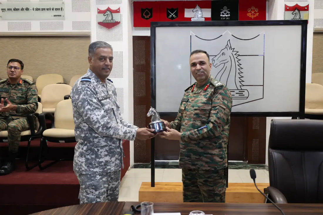 HDMC Delegation Visits White Knight Corps, Briefed on LoC Security and Counter-Terror Strategy in J&K