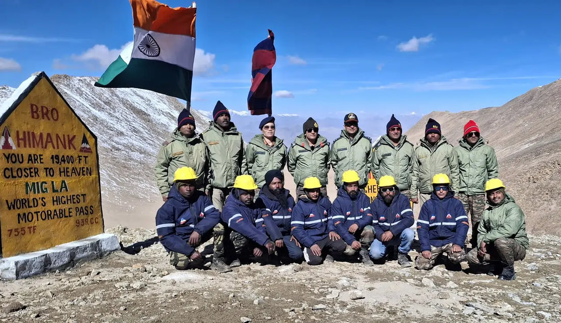 BRO Constructs World’s Highest Motorable Road in Ladakh, Setting New Record