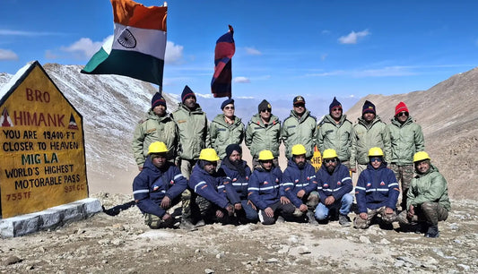 BRO Constructs World’s Highest Motorable Road in Ladakh, Setting New Record