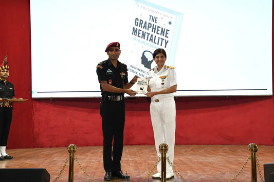 Surg Vice Admiral Arti Sarin Unveils 'The Graphene Mentality' by Lt Col Sanjeev Malik