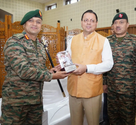 Uttarakhand CM Dhami Appreciates 130 Infantry Battalion (TA) Eco Kumaon for Green Initiatives