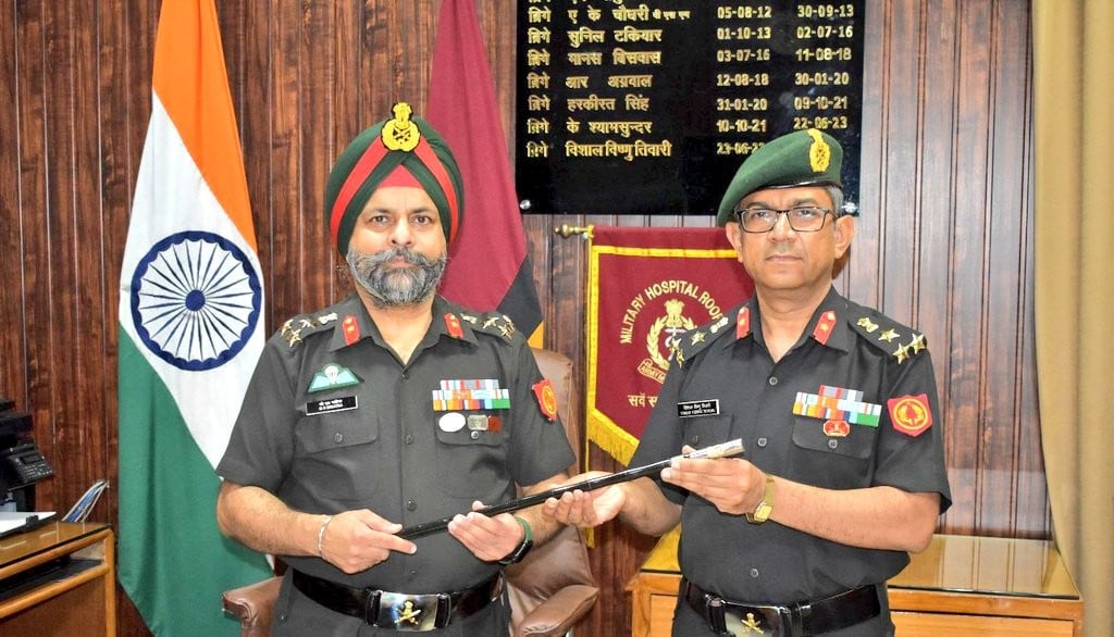 Brigadier G S Bhatia Assumes Leadership of Military Hospital Roorkee