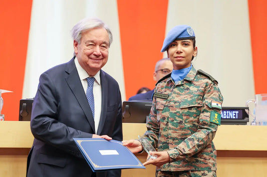 Major Abhilasha Barak Receives 2025 UN Military Gender Advocate of the Year Award