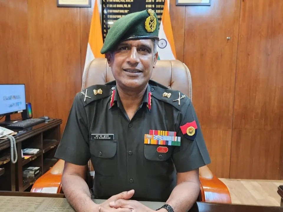 Lt Gen RS Sundaram Assumes Role as Director General of Indian Army Recruiting