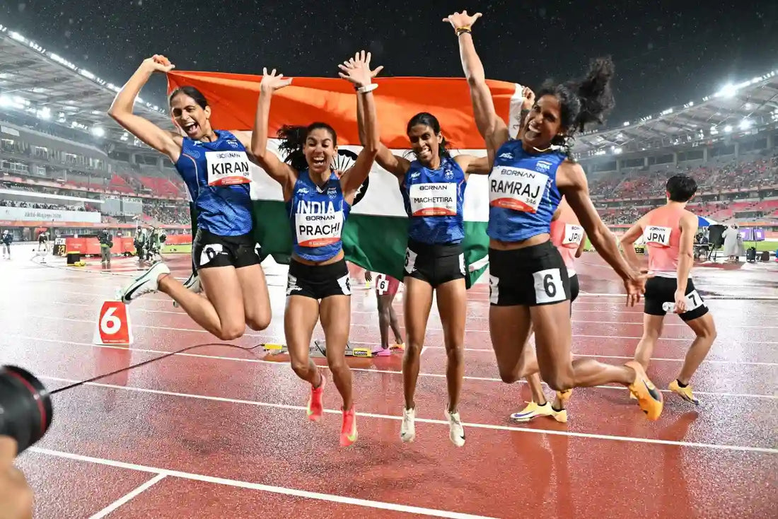 India’s Women’s 4x400m Relay Team Strikes Gold at Asian Games 2026