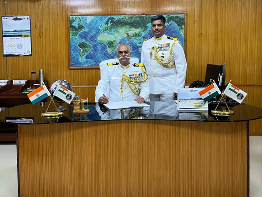 Commodore YV Ramakrishna Takes Over as 29th Officer-in-Charge of INHS Goa